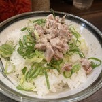 豚骨ラーメン 大竜 - セットのチャーマヨ丼（小）　+¥250