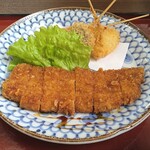 食楽壱zen 岳空 - タレかつと串揚げ3種