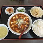 中華料理 しん源 - 料理写真:日替わりランチ(麻婆豆腐ランチ) 700円