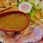 麺や 紡 - スープ