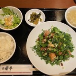 蘭亭 - 定食は1,150円