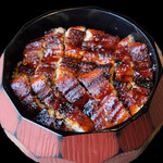 Eel smothered in soy sauce