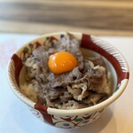 Six generous slices of Wagyu beef! Beef shabu shabu rice bowl