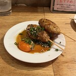 四谷 もつ焼のんき - 手ごねつくね