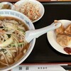 Fukuen - 鶏肉野菜湯麺セット850円