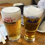 まるはち食堂 - 生中&ノンアルコール