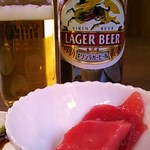 来々軒 - 2014年2月：これが楽しみ♪マグロがお通し