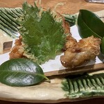 銀乃 - 石巻産フグの唐揚げ