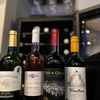 A wide selection of delicious wines! Our sommelier will recommend a glass that will go perfectly with your meal.