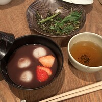 HIGASHIYA GINZA - 苺汁粉・明日葉茶