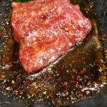 焼肉無限道 - 漬け込みダレ。