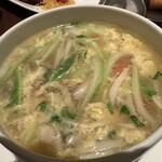 シャンハイ ファン ダイニング 楼蘭 - 玉子スープ