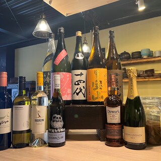 We have a selection of rare sake for free drinks.