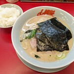 Ra-Men Yamaoka Ya - 醤油ラーメン 690円 , 半ライス 130円