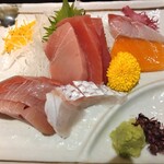 季節料理 なか一 - 小ぶりな刺盛り