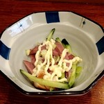 俺の中華たなか家 - 「サービスおつまみ」をパチリ♯嬉しい心遣いです（*^_^*）