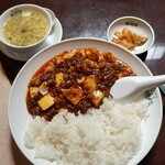 景徳鎮 - 四川風麻婆豆腐掛け御飯