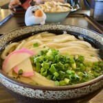 本格手打 あかみち - 冷かけうどん　1.5玉