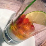 ボッテガ シモーネ - のれそれ、雲丹、イクラのカクテル