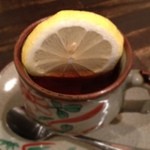 南欧料理　青とんがらし - 食後の紅茶☆
れ、レモンが入りません！