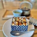 神楽坂 茶寮 - フローズンスモアの日本茶セット