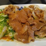 松屋 - ネギたっぷり牛肉のエスニック炒め