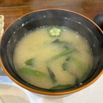 てんぷら 富仕田 - 出汁の効いたみそ汁