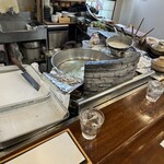 てんぷら 富仕田 - 目の前に座りました