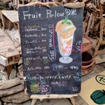 Fruit parler旬果 - メニュー看板
