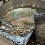 てんぷら 富仕田 - 目の前で天ぷらを揚げてます