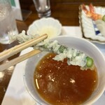 てんぷら 富仕田 - アスパラガスは太めで甘かった