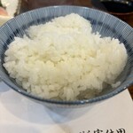 てんぷら 富仕田 - こだわりのご飯　噛むと甘い　産地はナイショ
