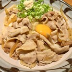 讃岐うどん 野らぼー - 釜肉ぶっかけ並卵あり