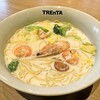 TREnTA - 天使のエビと春キャベツのクリームスープスパゲッティ