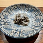 明寂 - 鯛蕎麦　日立秋蕎麦の挽きぐるみを金沢の仕込み水で　鯛塩を混ぜていただくと喉越しの良さと上品な香り　大盛り希望！