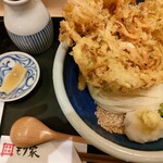 本格手打 もり家 - かき揚げおろしうどん（中・冷）980円