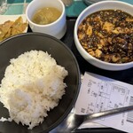Emmadou - 麻婆豆腐定食（３辛）