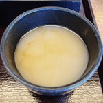 Sobadokoro Ooyabu - 蕎麦つゆを蕎麦湯で割っていただきました！