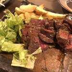 四国郷土活性化 藁家88 - 和牛イチボの藁焼き