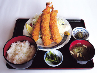 Meiji Tei Karuizawa Ten - エビフライ御膳