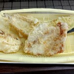 だるまの天ぷら定食 - ミックス定食1060円　キス・茄子・玉ねぎ・豚肉