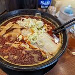 烈火 - 烈火ラーメン（大盛り）１０辛