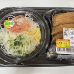 スーパーマーケット バロー - バローのいなり寿司とそうめんのお手軽セット20%引きの345円。