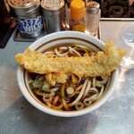 そばうどん松本 - いか天うどん。