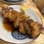 Kushiya Yokochou - 大トロビックホルモン赤串280円　これは今日一美味しかった！トロプル甘い脂最高！