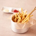 French fries with aioli sauce