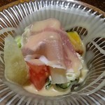 旬房まんぷく - サラダ仕立ての前菜