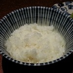 旬房まんぷく - ご飯　軽めで私には程よい量でした