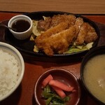 243281277 - トンテキ&チキンカツ定食￥1518