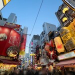 法善寺横丁 やき然 - GW前でこんなにおんねんで、GWどないなんの？！